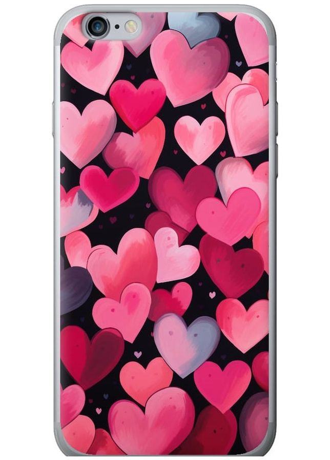 2D пластиковий чохол 'Сердечка 4' для Endorphone Apple iPhone 6 Plus (267238000)