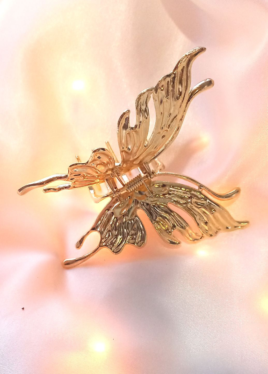 Заколка краб для волосся "Крила Метелика", золотиста, 8 см Анна Ясеницька (264835913)