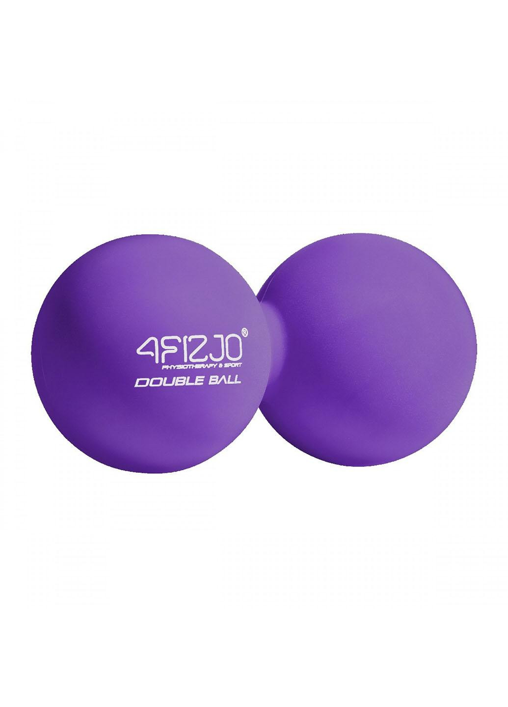 Масажний м'яч подвійний Lacrosse Double Ball 6.5 x 13.5 см 4FJ0325 Purple 4FIZJO (258316973)