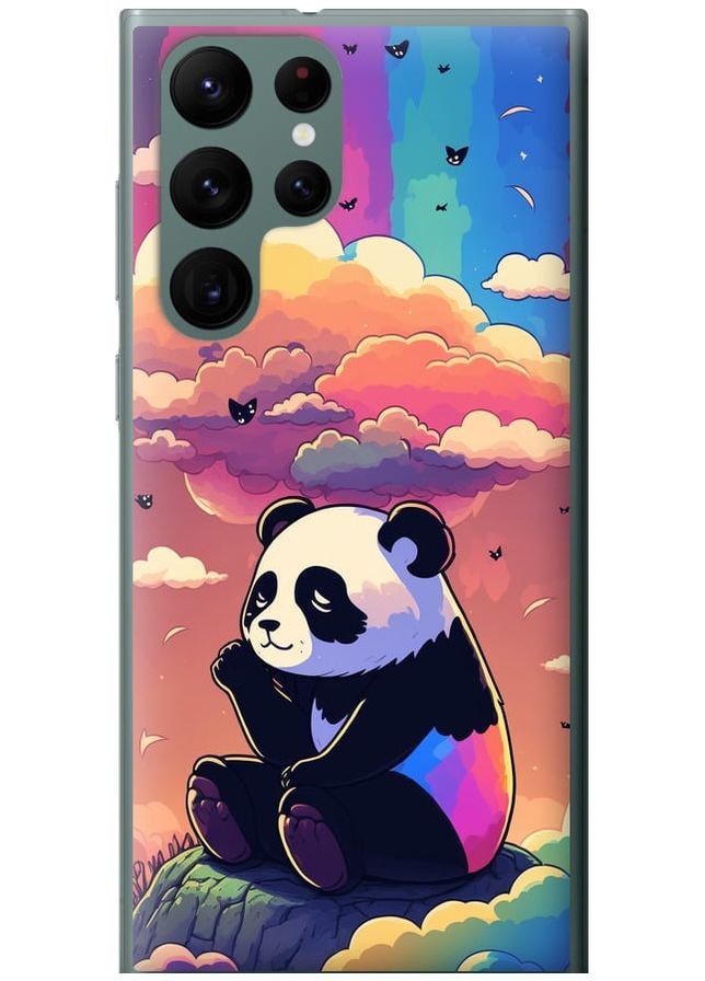 Силиконовый чехол 'Панда в облаках' для Endorphone Samsung Galaxy S22 Ultra (276319812)