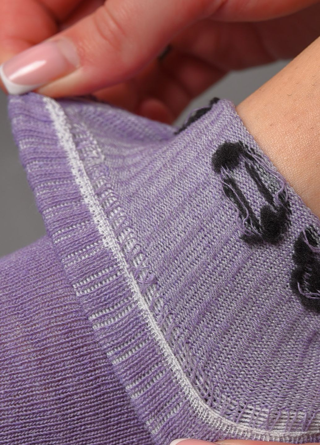 Шкарпетки жіночі демісезонні фіолетового кольору розмір 36-40 Let's Shop (277983270)
