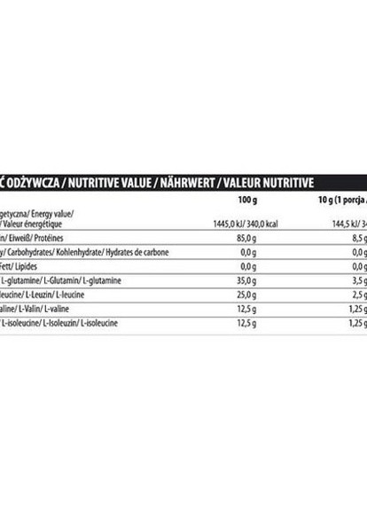 BCAA Xtra Powder +L-Glutamine 800 g /80 servings/ Lemon ActivLab (256723522)
