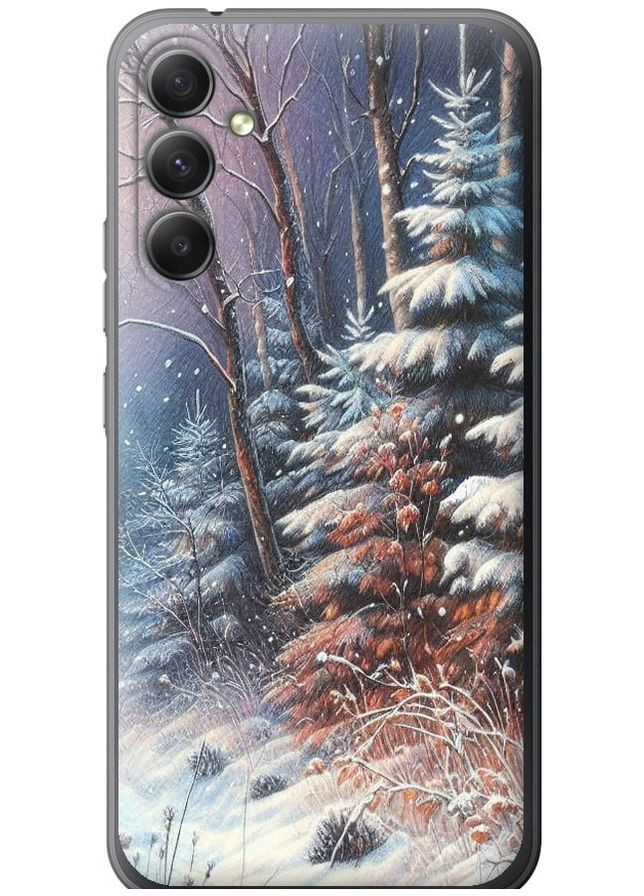 Силіконовий чохол 'Зимовий пейзаж' для Endorphone Samsung Galaxy A34 A346E (275460017)