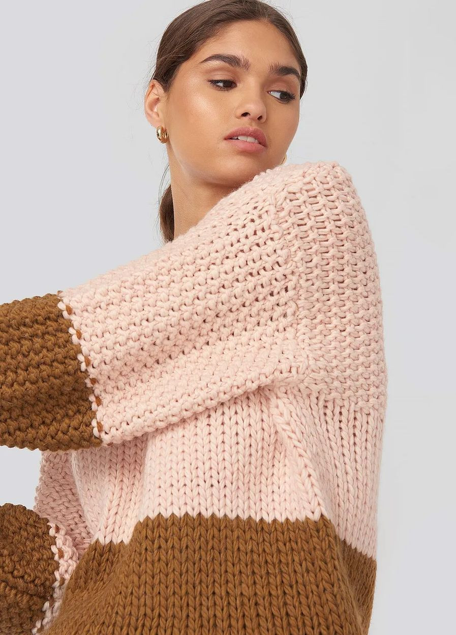 Комбинированный свитер NA-KD