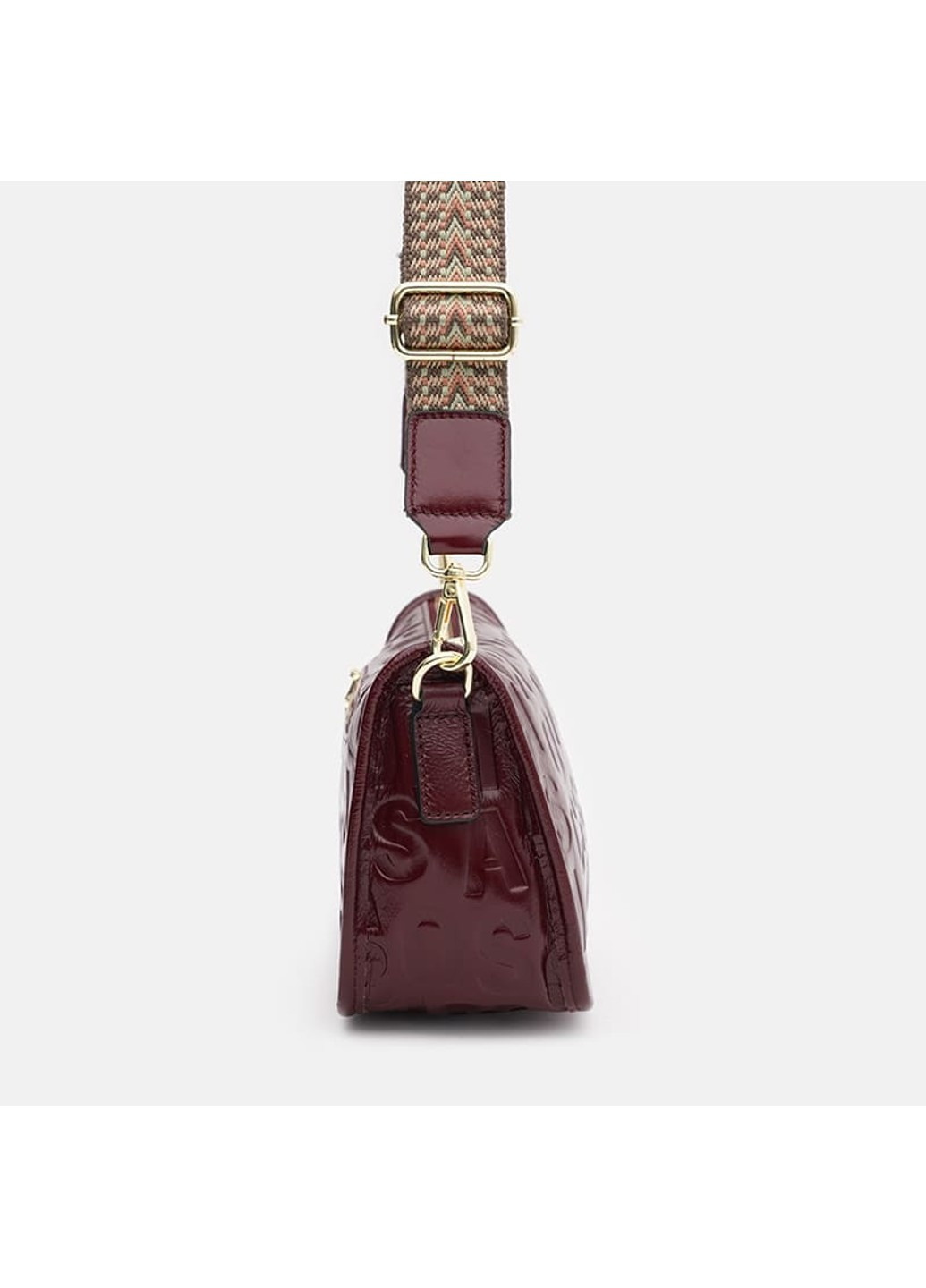 Женская кожаная сумка K19063w-burgundy Keizer (274535880)