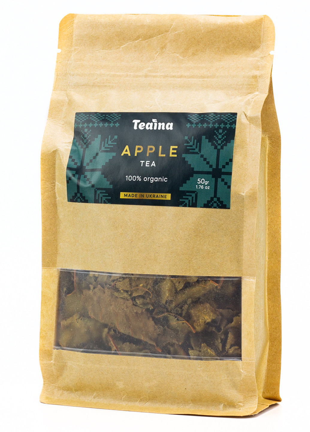 Чай яблочный ферментированный 50 г Teaina (257161633)
