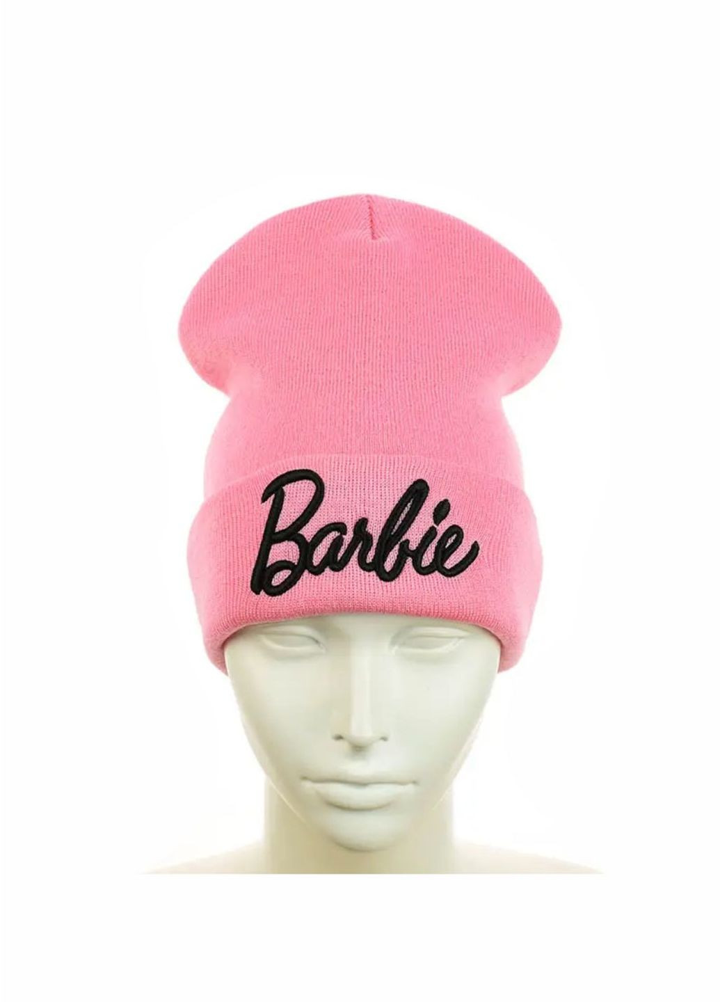 Молодежная шапка бини лонг Barbie (Барби) No Brand бини лонг (276534602)