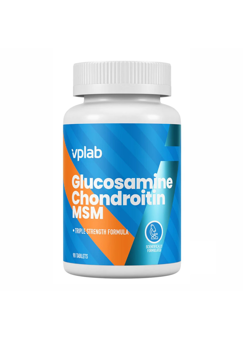 Глюкозамин Хондроитин МСМ Glucosamine Chondroitin MSM - 90 таб VPLab Nutrition (269461893)