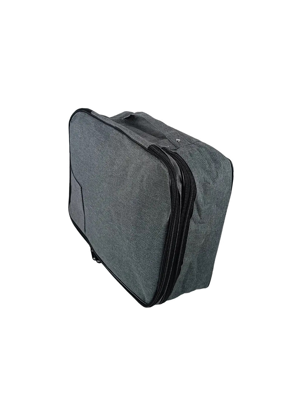 Органайзер кейс сумка для зберігання перенесення документів з двома відділами кодовим замком 36х27х13 см (475956-Prob) Сірий Unbranded (275068651)