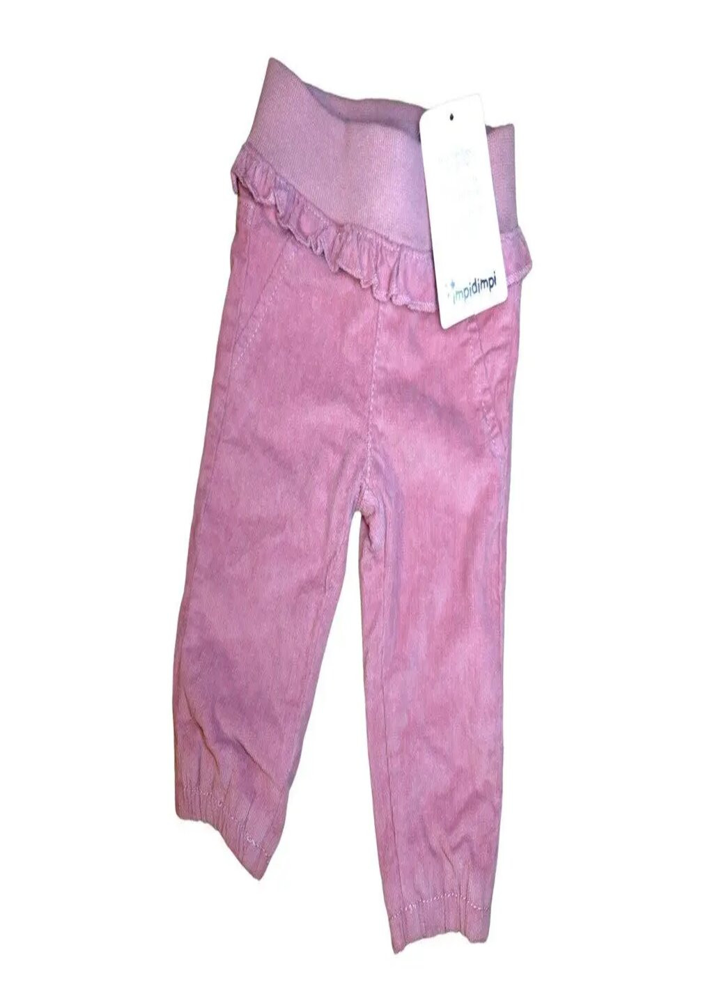 Штани рожевого кольору на бавовняній підкладці на зріст 62/68 Impidimpi (259683965)