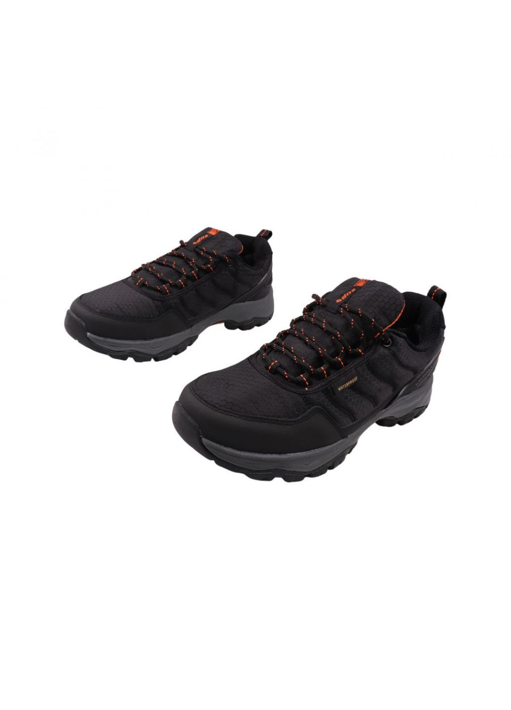 Черные кроссовки мужские черные текстиль Supo 2-22DK