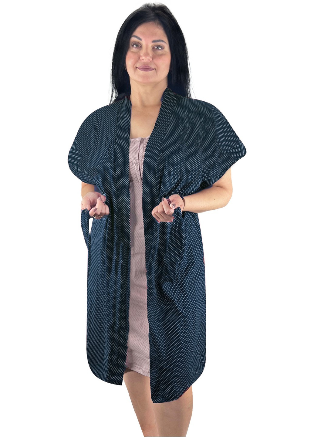 Комплект нічна сорочка та халат Жемчужина стилей 4629 (268370240)