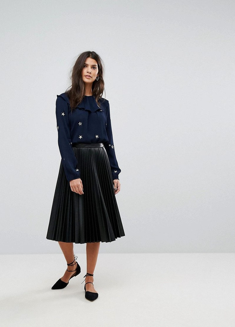 Синяя блуза Whistles