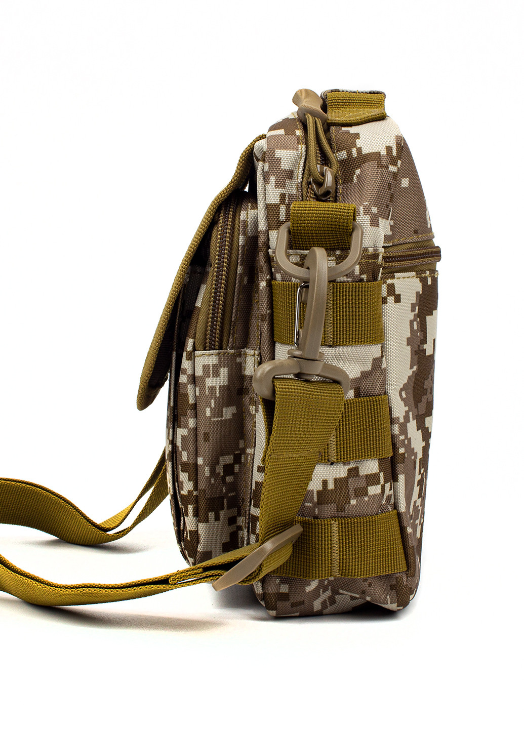 Камуфляжная сумка через плечо пиксель коричневая Corze 3305br (269342902)