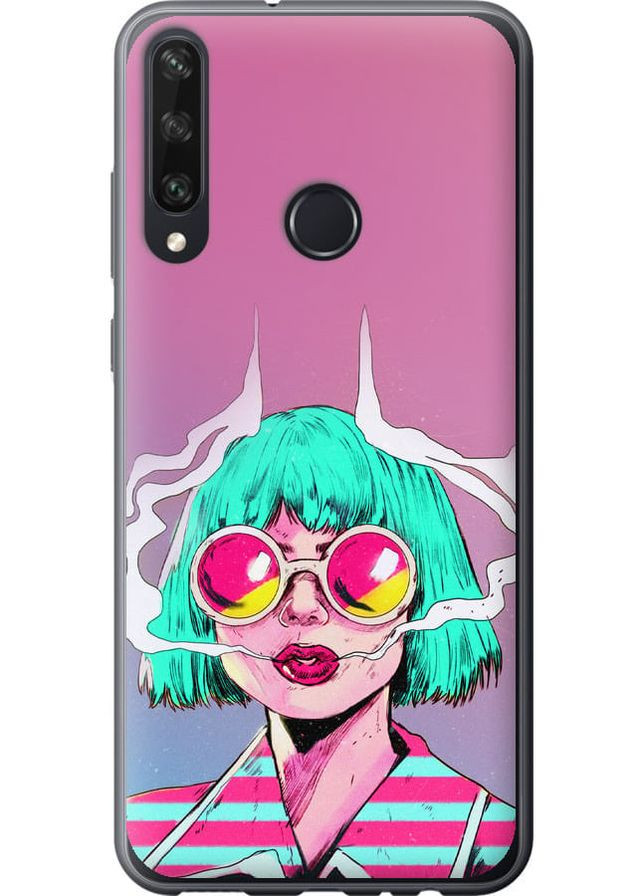 2D пластиковый чехол 'Поп арт девушка' для Endorphone Huawei Y6p (276192951)