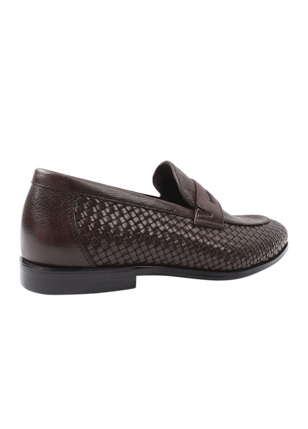 Туфлі чоловічі з натуральної шкіри, на низькому ходу, коричневі, Lido Marinozi Lido Marinozzi 206-21dt (257438148)