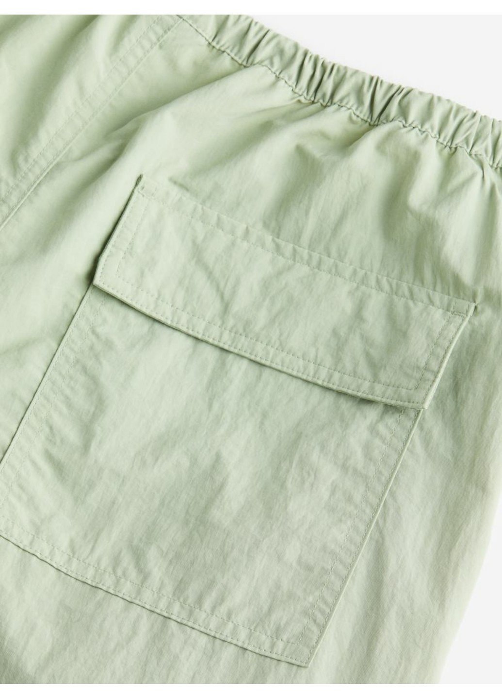 Женские брюки парашюты Н&М (55906) XS Светло-зеленые H&M (259302770)