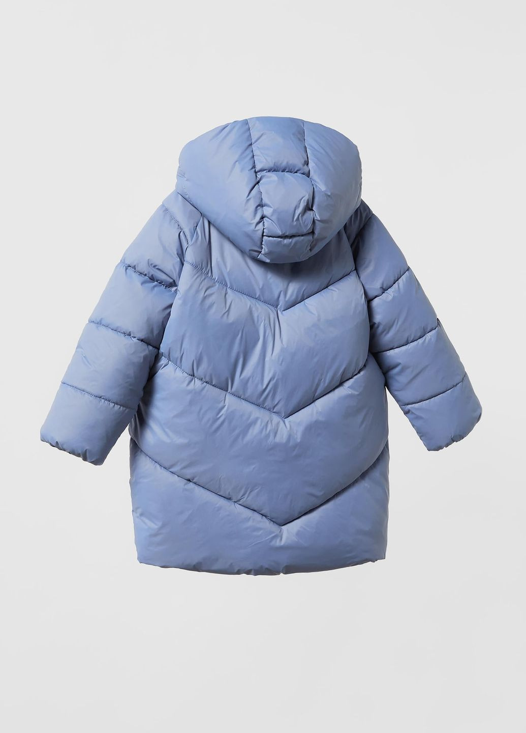 Голубая зимняя зимняя куртка на девочку 0562709406 Zara