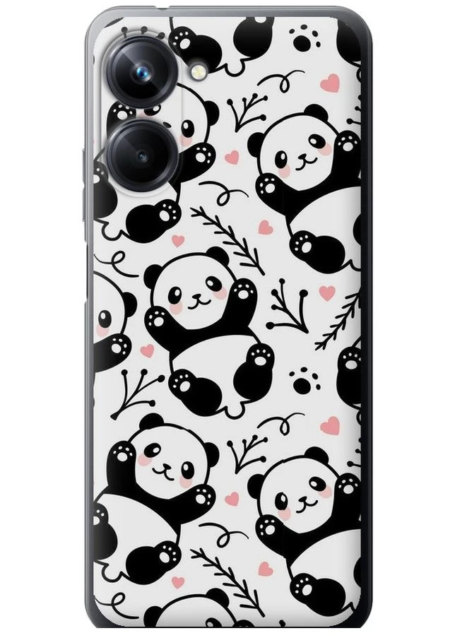 Силиконовый чехол 'Панды' для Endorphone Realme 10 Pro (261328068)
