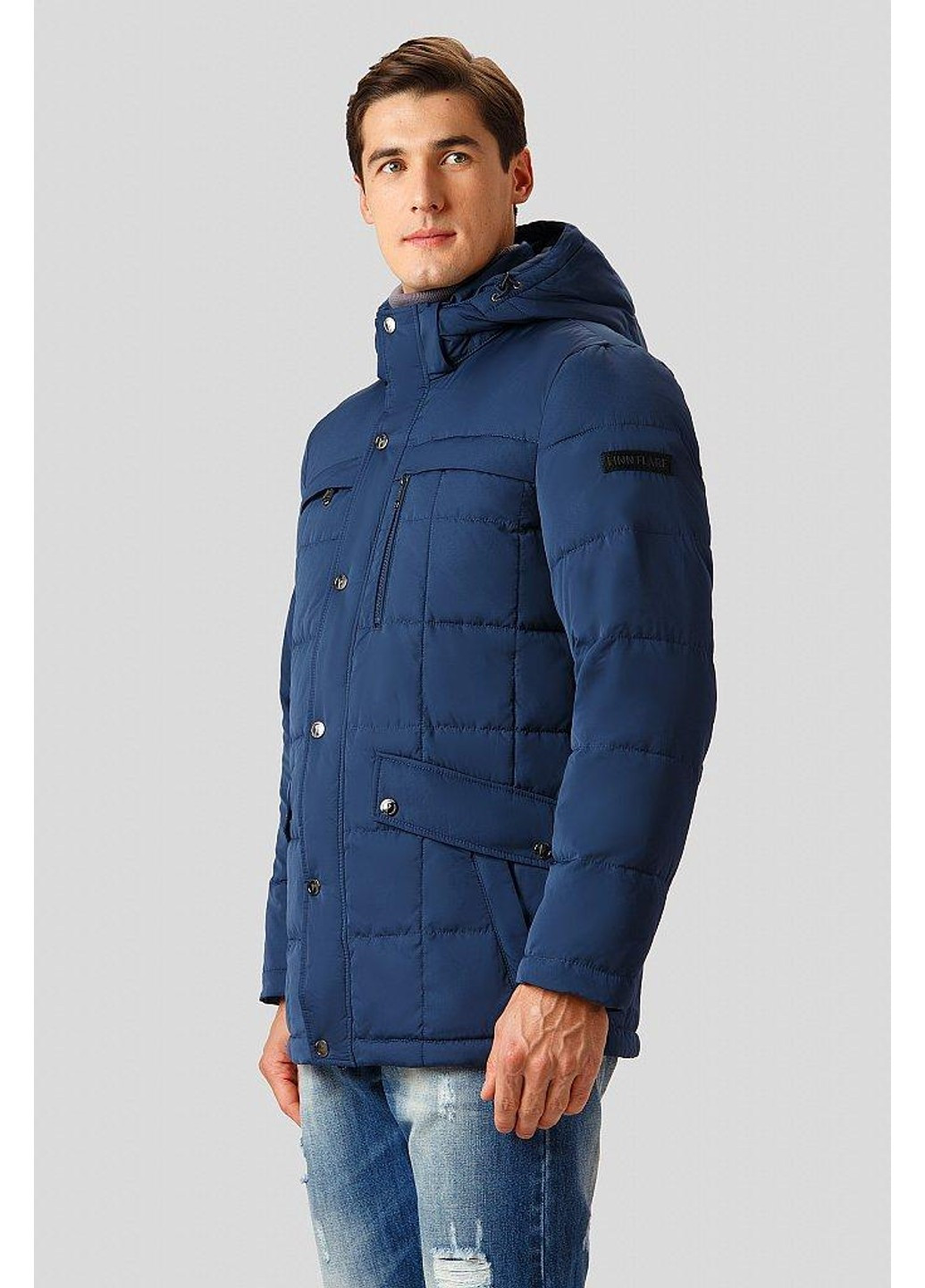 Синяя зимняя зимняя куртка w18-21003-114 Finn Flare