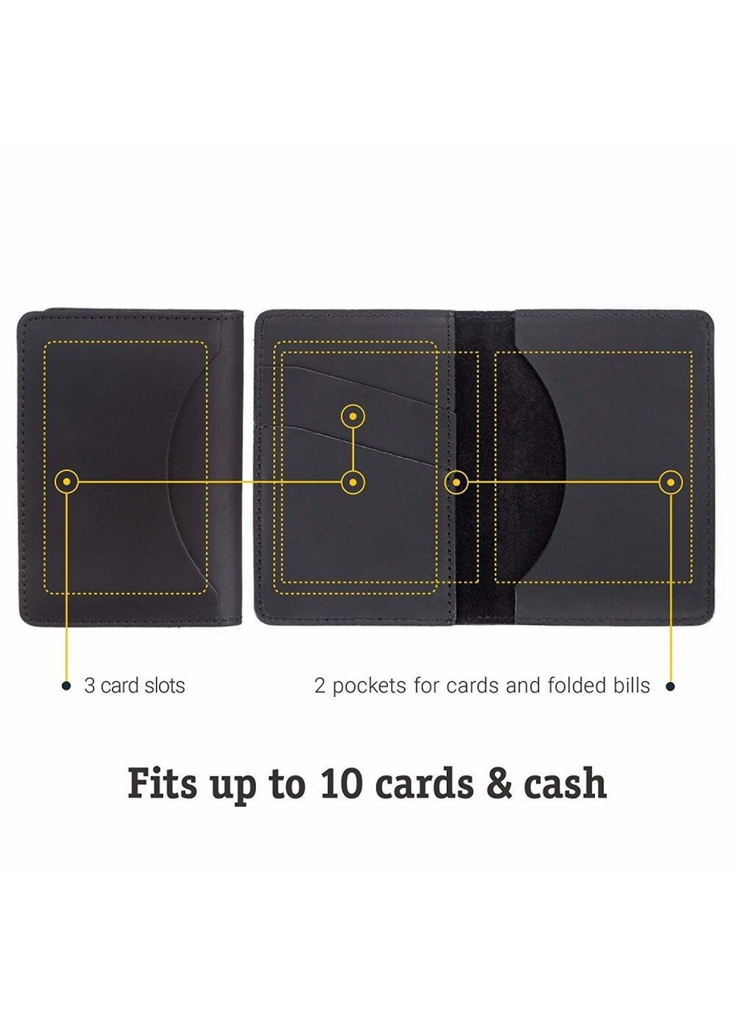 Кожаная кредитница 00118 Черный Shvigel (262523410)