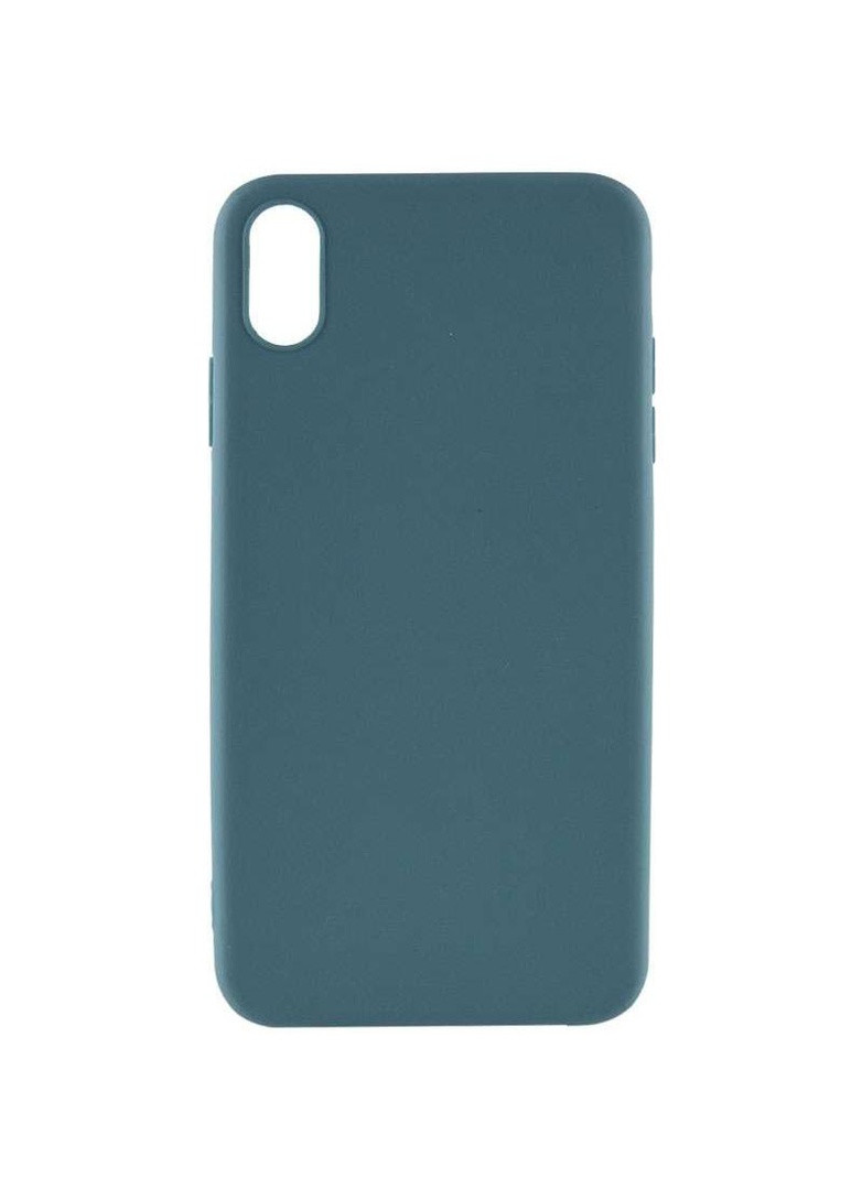 Цветной силиконовый чехол для Apple iPhone X (5.8") Epik (258784902)
