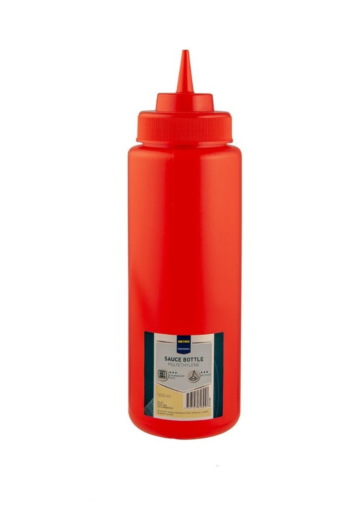 Емкость для кетчупа Professional красная / 1025мл Metro (260492734)