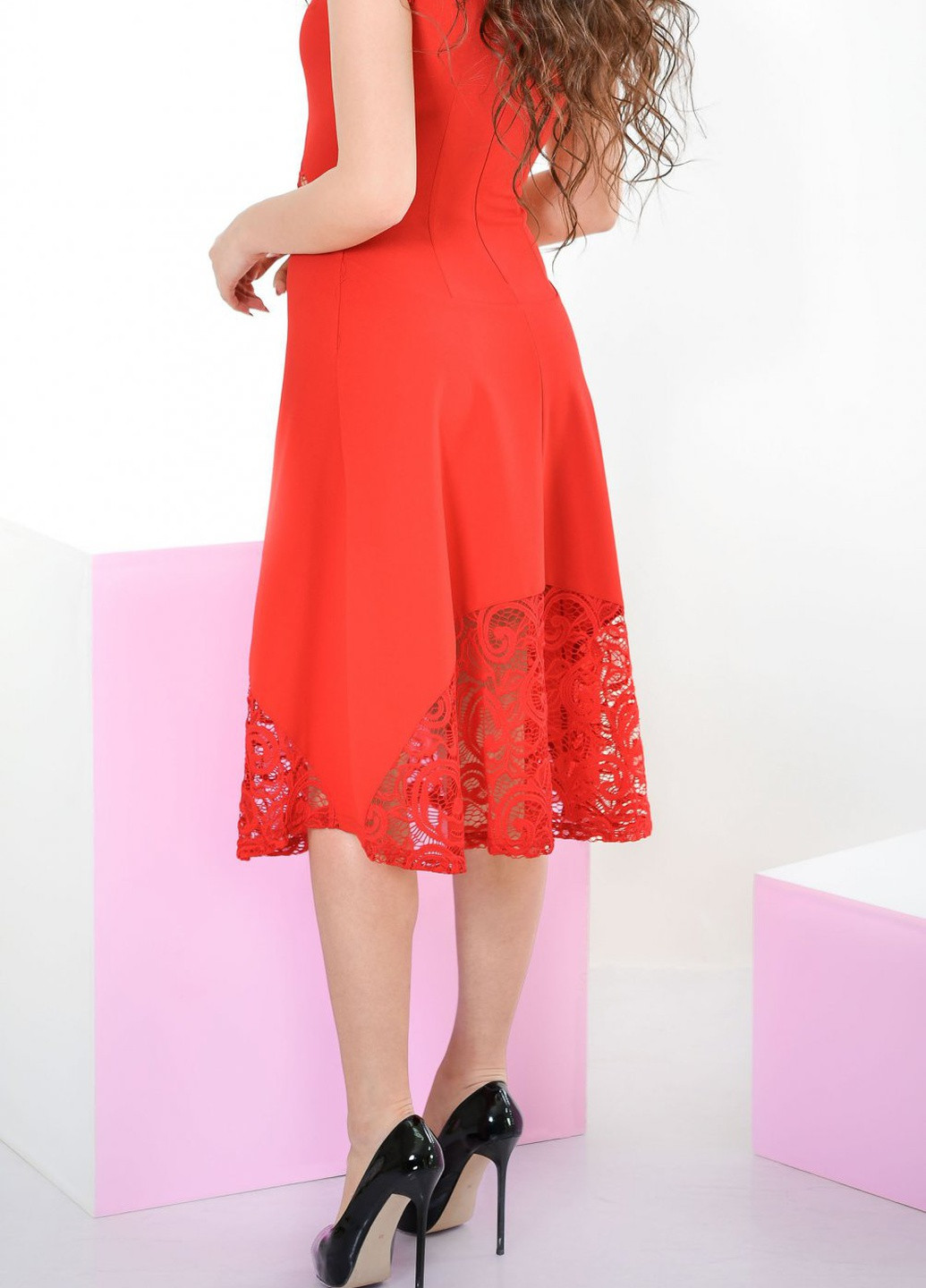 Красное літні сукні жіноча сукня (ут000043056) Lemanta