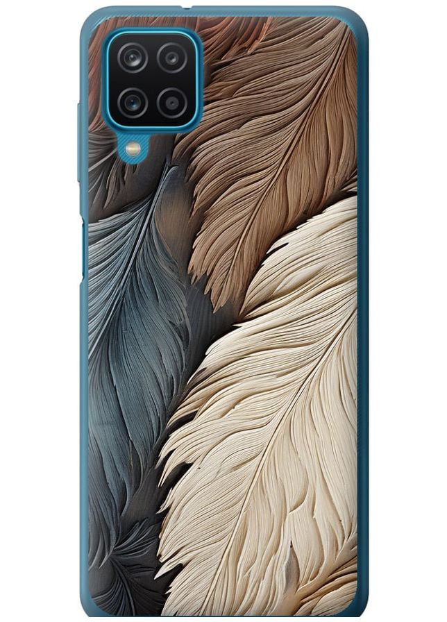 Силіконовий чохол 'Листя в стилі бохо' для Endorphone Samsung Galaxy A12 A125F (265392630)