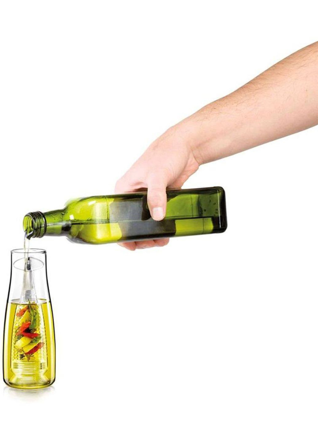 Диспенсер дозатор для олії оцту соусу скляна пляшка 500 мл Kitchen Master (263346509)