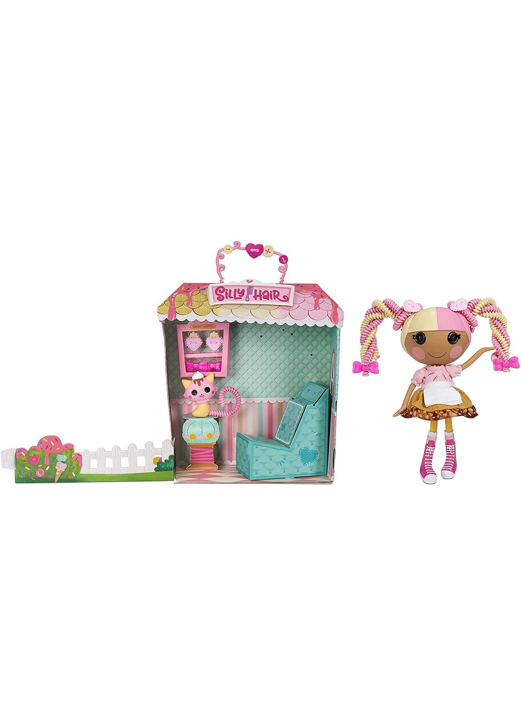 Ігровий набір із лялькою Lalaloopsy Silly Hair - Scoops Waffle Cone Вафельний конус (576938EUC) MGA Entertainment (259111593)