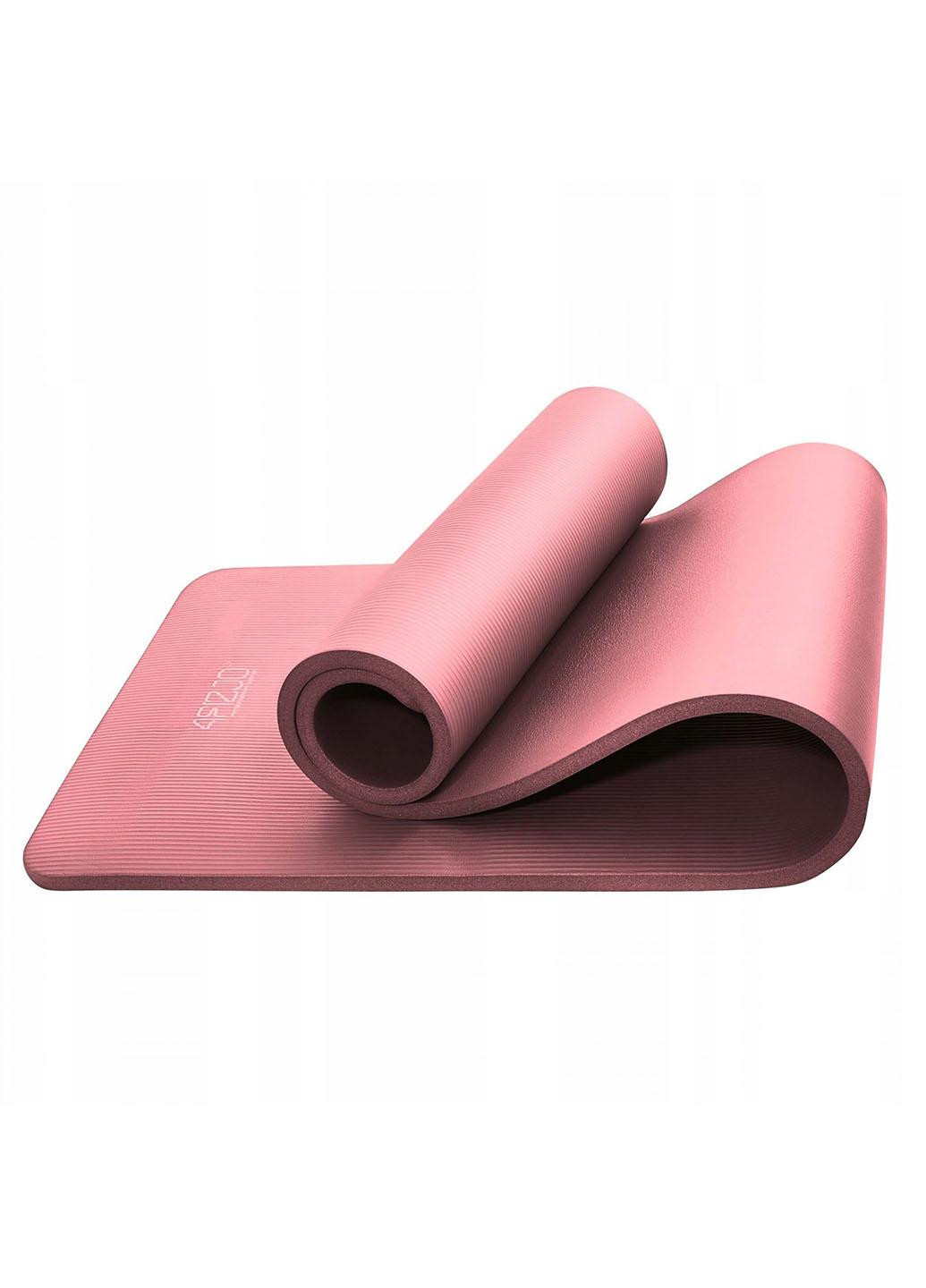 Коврик (мат) спортивный NBR 180 x 60 x 1.5 см для йоги и фитнеса 4FJ0370 Pink 4FIZJO (262081083)
