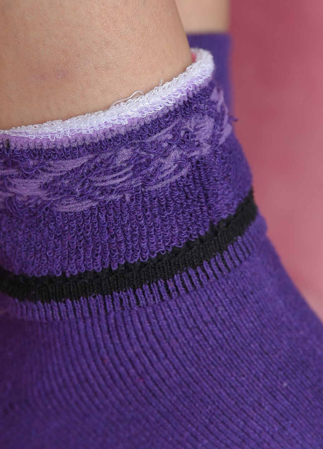 Носки махровые женские фиолетового цвета размер 37-42 Let's Shop (268661272)