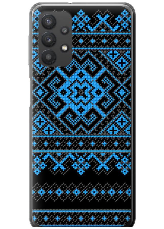 Силіконовий чохол 'Вишиванка 44' для Endorphone Samsung Galaxy A32 A325F (269348197)