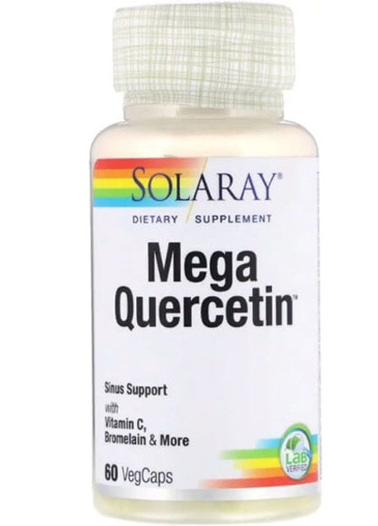 Mega Quercetin 60 Veg Caps SOR-44686 Solaray (256719603)