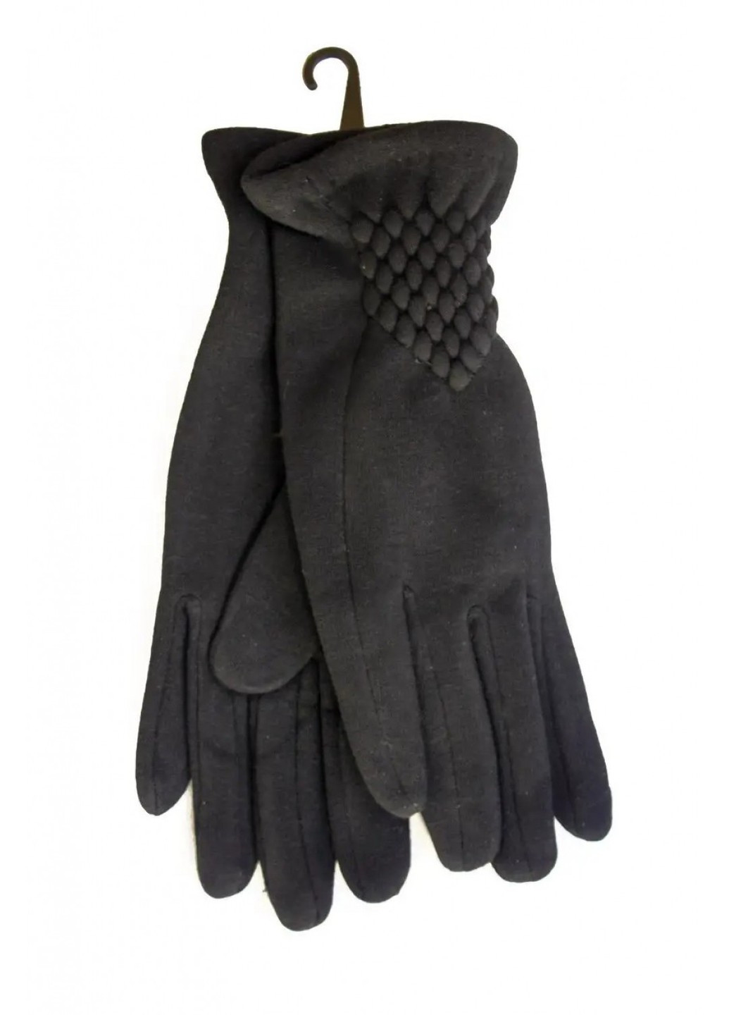 Жіночі розтяжні рукавички чорні 8729s2 м BR-S (261771668)