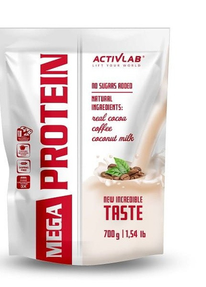 Mega Protein 700 g /21 servings/ Coffee ActivLab (258499341)