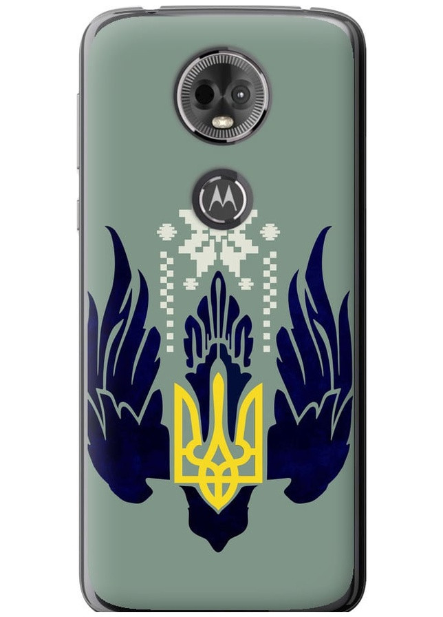 Силиконовый чехол 'Тризуб с крыльями' для Endorphone Motorola Moto E5 Plus (259944079)