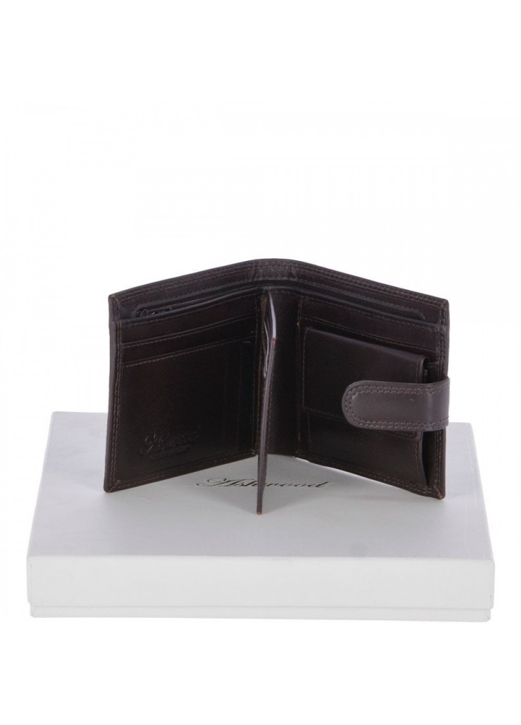 Ешвуд 1258 VT BRN Чоловічий шкіряний гаманець Ashma (261855980)