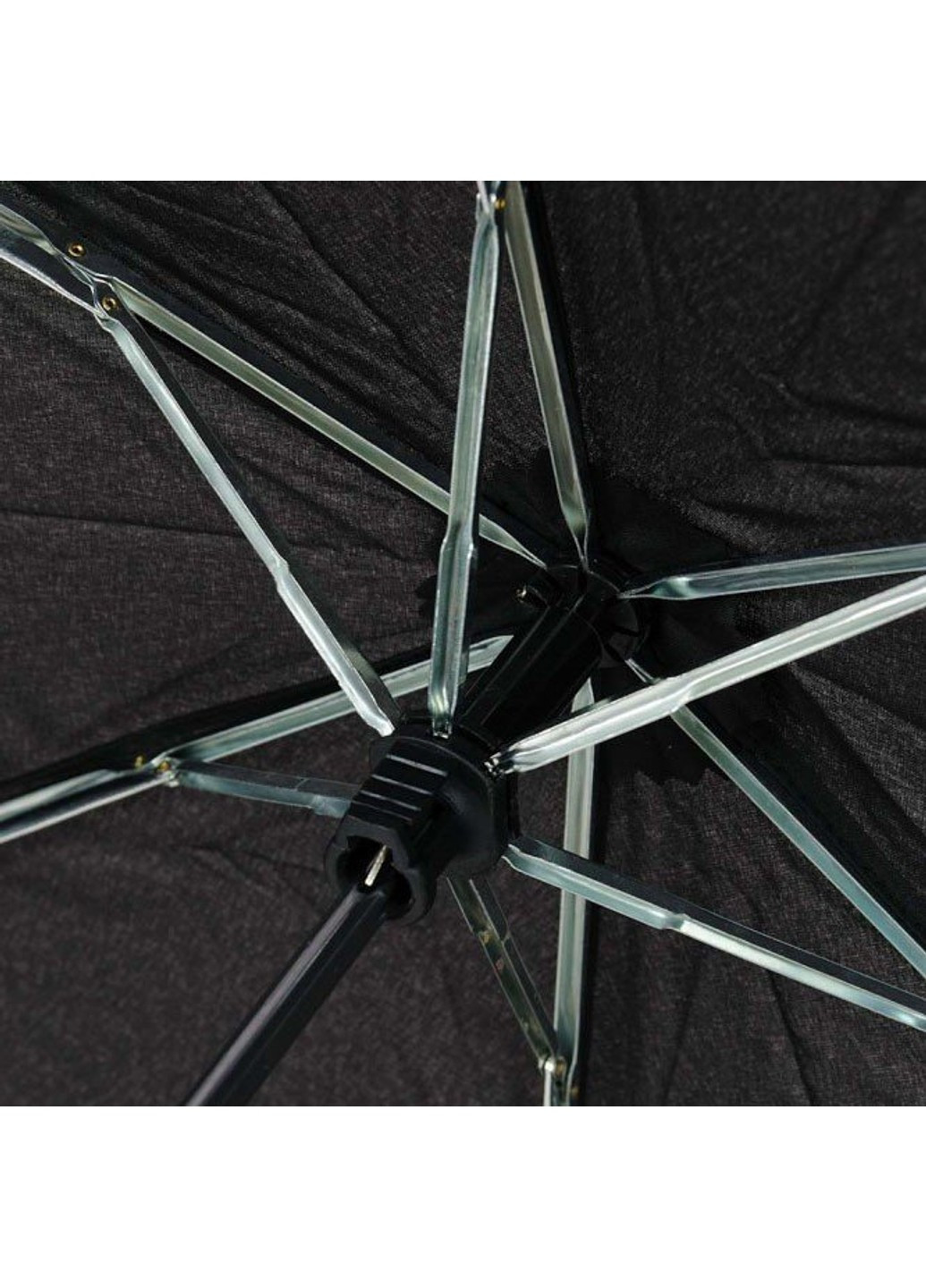 Механічна чоловіча парасолька MINIFLAT-1 L339 - BLACK Fulton (262087056)