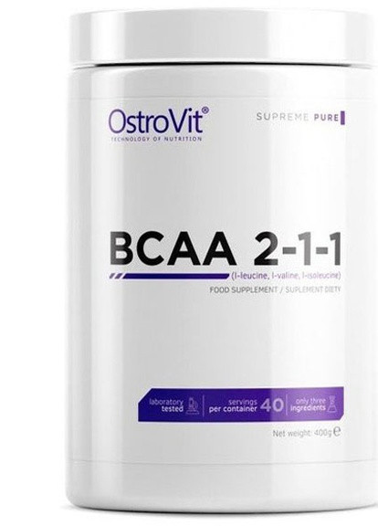Extra Pure BCAA 2:1:1 400 g /80 servings/ Orange Ostrovit (257252395)