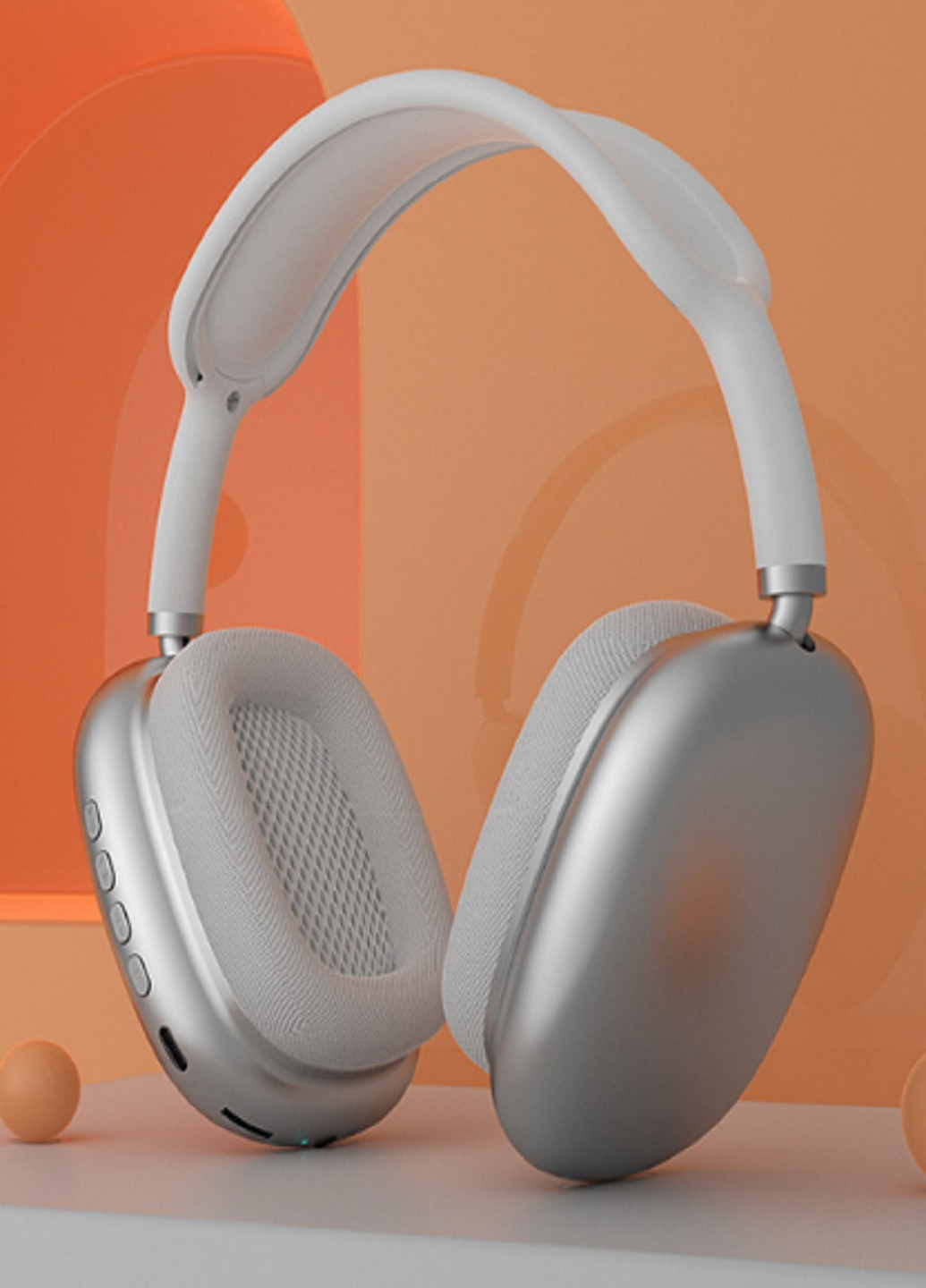Бездротові накладні навушники P9 (срібло) No Brand (260074322)
