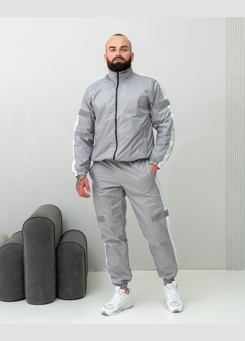 Костюм спортивний чоловічий плащівка No Brand спортивный костюм (295352268)