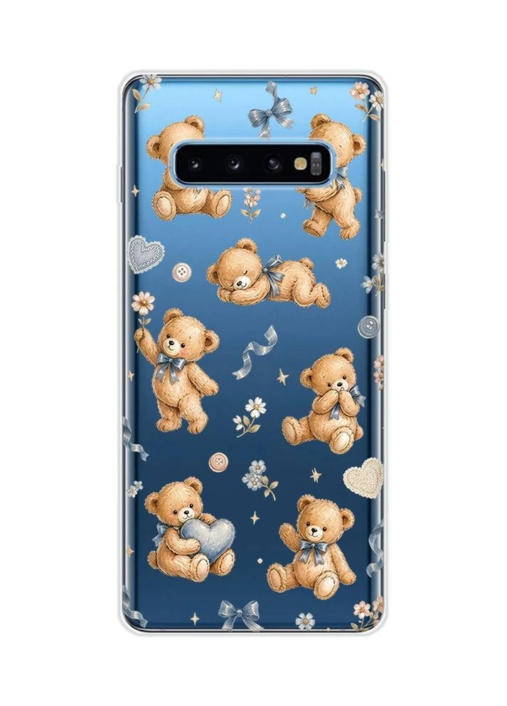 Чехол на Samsung Galaxy S10 Plus Плюшевые медвежата (принт 430) Creative (403244854)