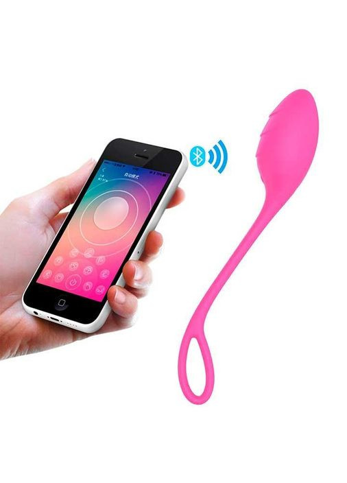 Рожеве Смарт віброяйце (10 режимів) - Смарт вібратори No Brand (368892835)