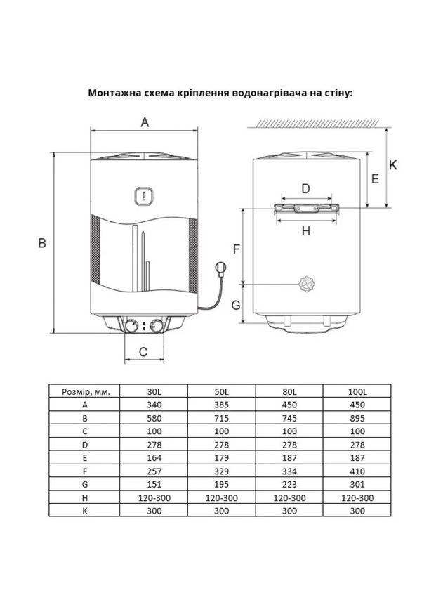 Бойлер EV80DR-Prime WILLER (323103478)