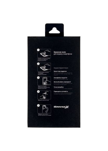 Стекло защитное (AIP14PR9D) Grand-X Apple iPhone 14 Pro 9D black (366661688)