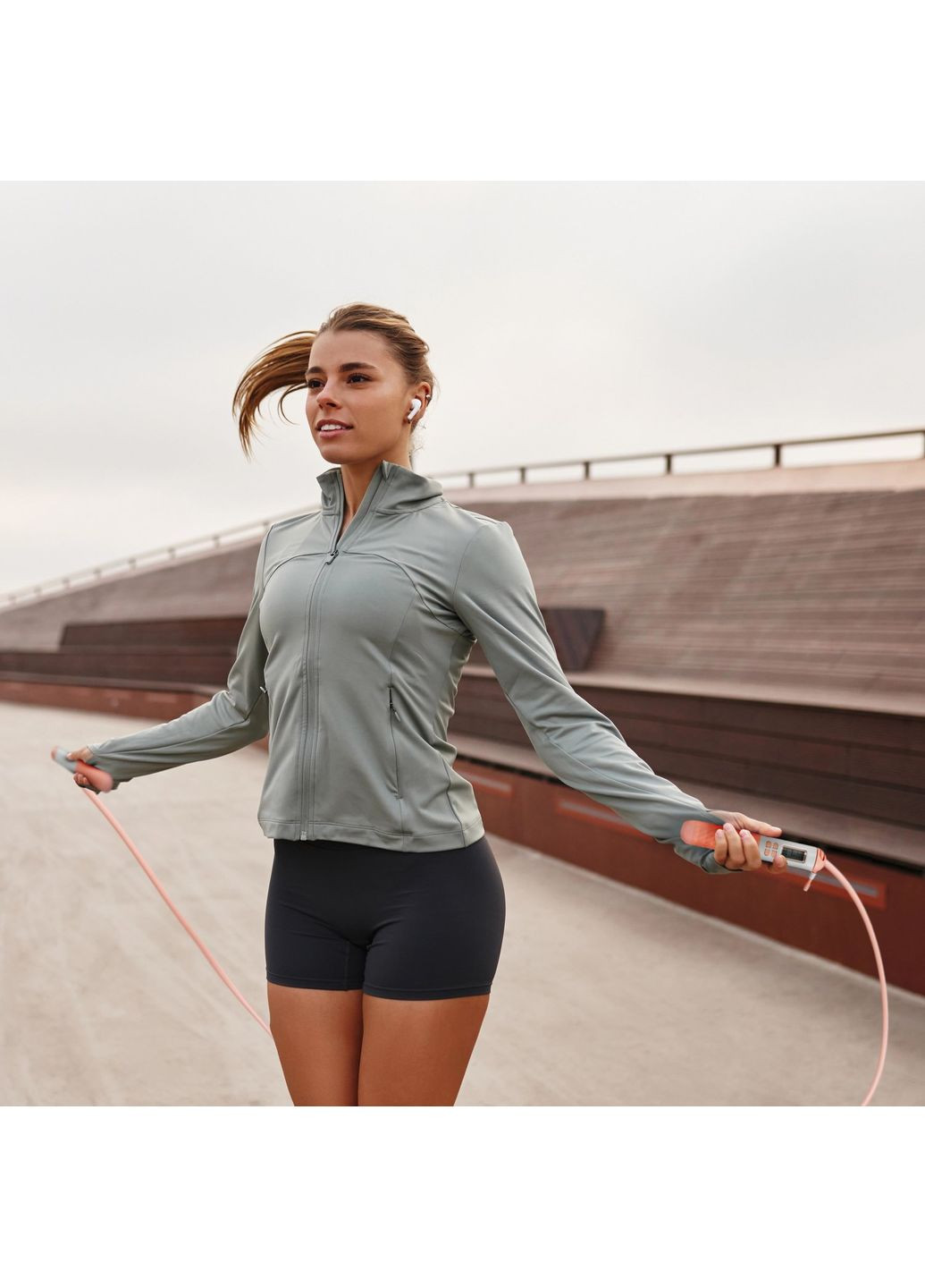 Розумна скакалка Double Jump Pro 2в1 з лічильником Gymtek (367959927)