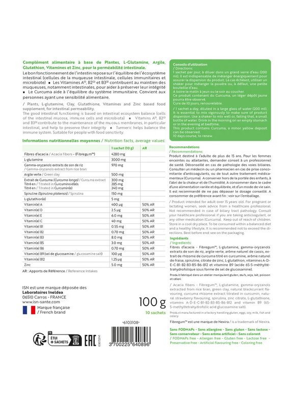 КОМПЛЕКС INELDEA ПЕРМЕА-РЕГЕН / PERMEA-REGEN - СИНДРОМ ДІРЯВОГО КИШЕЧНИКА - 10 САШЕ Ineldea Sante Naturelle (289844614)