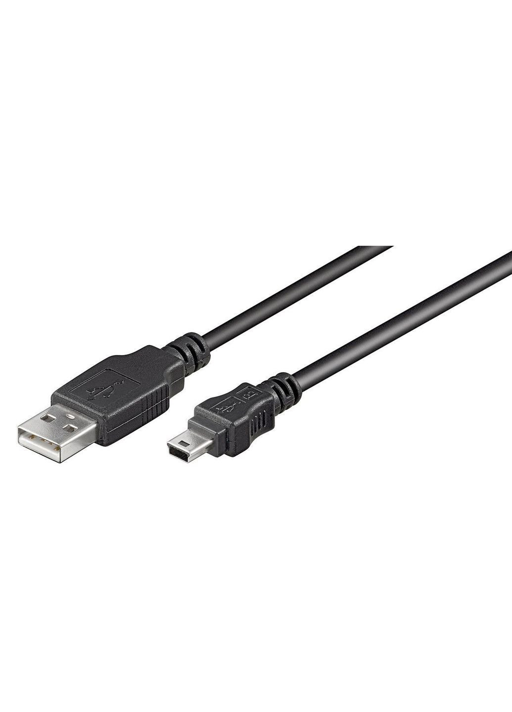 Кабель пристроїв USB2.0 A mini 5p M/M (тато/тато) 5.0m AWG28 2xShielded D=4.0mm Cu Goobay (369646410)